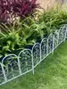 Cerca de Jardim, Cerca de Ferro Forjado para Pátio, Cerca Pequena para Horta de Varanda Externa, Cerca Baixa de Barreira para Plantas