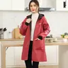 Nuevo Estilo Abrigo de Trabajo Impermeable y a Prueba de Aceite para Mujer, Ropa de Abrigo con Forro de Polar para el Trabajo, Cocina y Tareas Domésticas, Delantal
