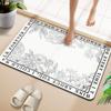 Bonita alfombrilla de baño de diatomeas, antideslizante, de secado rápido, absorbente, para puerta de baño, cocina, inodoro, alfombrilla para pies
