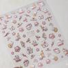 Hierro nueva artesanía caricatura gato lindo esmerilado pegatinas de uñas pegatinas de uñas TS-3402 tienda de postres de gato