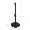 Soporte de Mesa para Teléfono Móvil Ajustable Telescópico con Base de Doble Ranura, Soporte, Clip de Expansión Multiposición, Micrófono, Soporte para Transmisión en Vivo de Escritorio