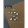 Joias para Unhas Artísticas Huazi K9 Diamante Alta Qualidade Mesmo Estilo Quadrado Gordo Transparente Forma de Ovo de Pombo Diamante com Base Pontiaguda Decoração para Unhas