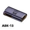 Adaptador macho HDTV 2.1 llave en mano UHD8K HD adaptador 180 grados extensión de salida de video para computadora decodificador