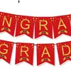 Set de Vajilla para Fiesta de Temporada de Graduación 2026 Negro Platos de Papel para Adultos Vasos de Papel Pancarta de Graduación Mantel de Mesa para Fiesta Pe