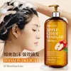 Shampoo de Vinagre de Maçã Mais Vendido da Amazon Suaviza e Nutre o Cabelo, Extrato de Maçã Limpa Suavemente o Couro Cabeludo O E m