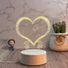 Luz Noturna Criativa 3D Logo Personalizado Presente para Crianças Presente de Ano Novo Luz Noturna Luz de Ambiente Luz Noturna de Acrílico