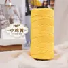 Hilo de algodón hueco redondo de 2 mm para tejer a mano DIY, bolsas de ganchillo, sombreros, cojines, pantuflas kit de materiales
