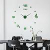 Reloj de Pared Digital Estéreo 3D Creativo con Esfera Hogar Sala de Estar Dormitorio Decorativo Adhesivo de Pared Reloj Reloj de Espejo Estilo Escandinavo