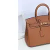Bolso de Piel de Vaca Togo Texturizada de Capa Superior para Mujer, Nueva Versión Coreana de Moda Versátil Bolso de Mano de Cuero Genuino para Hombro Cruzado