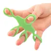 Nuevo Tensor de Silicona de Cinco Agujeros para Estiramiento de Dedos, Entrenamiento de Fuerza de Muñeca, Alivio del Estrés Ocioso y Equipo de Fitness