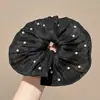 Ligas para el cabello estilo coreano, ligeras, con estampado de leopardo, elásticos para el cabello retro extragrandes, bandas elásticas para el cabello muy elásticas, scrunchies de moda para mujer