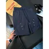 Shorts Bordados de Secado Rápido Cortados en Diagonal Estilo Americano para Hombre, Pantalones Deportivos Finos de Verano para Fitness, Shorts de Baloncesto a la Rodilla