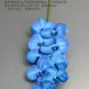 Flores Artificiales Azules Ramo Materiales para Decoración de Escena de Boda, Rosas Azules para Arreglo de Piso de Salón de Bodas y Flores Decorativas