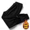 Pantalones de algodón chino de 320 gramos para otoño e invierno, para hombre y mujer, con pantalones casuales de color sólido, leggings deportivos holgados de talla grande