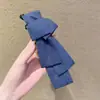 Clip Vertical de Denim Nuevo con Lazo Dongdaemun de Corea del Sur, Clip para Cola de Caballo, Clip Banana Hacia Abajo, Accesorios para el Cabello para Mujeres
