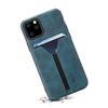 Funda de teléfono de cuero mate elástica para tarjetas para iPhone11 iPhone 11 Pro funda protectora para negocios