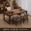 Mesa de té para balcón modelo nuevo 2026, mesa de té pequeña para balcón, nuevo estilo chino, juego de mesa y sillas de té de madera maciza para uso doméstico