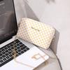Bolso bandolera de cadena mini compacto de verano para mujer, bolsos de moda, bolso cuadrado pequeño estampado retro, dropshipping