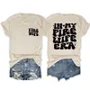 Esposa Ardiente en Mi Ardiente En Stock Casual Sencillo Estampado de Letras Camiseta para Mujer Exportación de Amazon Holgada Manga Corta