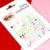 Parche decorativo de acrílico con forma de diamante para ojos, 3456 m, para maquillaje de ojos, con parte trasera adhesiva.