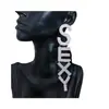 Pendientes de botón de cadena estilo europeo y americano, pendientes de alta gama de moda, pendientes personalizados, diseño de nicho, dulces, geniales, nuevos, pendientes populares