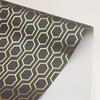 Papel de regalo, serie geométrica, papel de regalo dorado, papel recubierto grueso, caja de regalo navideña, embalaje, papel de seda, venta al por mayor