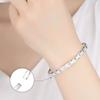 Pulsera estrellada plata esterlina 9999 femenina jóvenes novias femenina Pulsera abierta de plata pura regalo de cumpleaños para novia