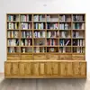 Estantería de Madera Maciza al por Mayor con Armario de Almacenamiento, Estante para Estudio, Divisor de Pantalla, Estante de Almacenamiento, Disponible en Varios Tamaños, Se Puede Diseñar en Madera de Olmo