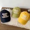 Marca de Roupa Infantil Zhe Li: Boné de Baseball Casual Estiloso de Verão para Meninas, Chapéu de Sol Ajustável para Bebê