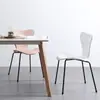 Silla de Comedor Simple Nórdica para el Hogar al por Mayor del Fabricante Silla de Oficina Comercial Silla de Negociación Silla de Recepción de Negocios Silla de Estudio en Casa