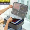 Organizador de equipaje multicapa, portacertificados, pasaportes y tarjetas, bolsa para guardar documentos, caja para guardar exámenes