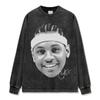 Camiseta Simples Transfronteiriça Carmelo Anthony Carmelo Print Estilo Americano Vintage Solto Casual Manga Curta Ins