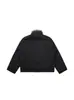 Chaqueta de Algodón Gruesa Estilo Retro Americano Corte Recto Elegante Versátil para Hombres y Mujeres, Ropa de Trabajo Invierno 2025 Abrigo de Pareja