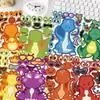8 Piezas de Juguetes Creativos Dinosaurio Dibujos Animados Collage Manual DIY Taza de Agua Refrigerador Funda de Teléfono Móvil Cuaderno Pegatinas Decorativas Impermeables