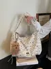 Bolso Tote Versátil Estilo Coreano Nuevo para Niñas, Bolso Tipo Dumpling Grande de Capacidad, Casual y Sencillo, Bolso de Hombro Cruzado para Estudiantes para la Clase