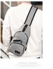 Bolsa de ombro estilo coreano Bolsa masculina Esportes Running Oxford Cloth Bolsa de peito masculina Viagem ao ar livre Crossbody Casual Bolsa pequena