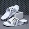 Sandalias de playa de verano para hombre, antideslizantes, resistentes al desgaste, de suela gruesa, para exteriores e interiores, modernas