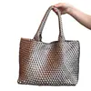 Nova Bolsa Grande Portátil para Mamães Bolsa de Mão Tecida Leve Grande Capacidade Bolsa Tote de Praia Bolsa Cesta de Legumes Tamanho Grande