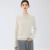 Elegante Suéter de Cachemira con Cuello de Encaje para Mujer, Otoño e Invierno, Tejido Hueco, Jersey Holgado, Suéter Base de Lana Tejida con Mangas Trenzadas