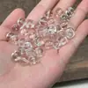 Cristal Branco Piezoelétrico Botão Acompanhante Contas Cilindro Balas de Gelatina Pulseira com Formato Especial Pulseira Colar Acessórios para Joias DIY