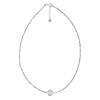Colar de Prata Pura S925 com Pérolas de Água Doce Desenhado Quebrado Corrente de Clavícula de Alto Padrão Pulseira Venda por Atacado