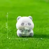 Pelúcia de Panda Fofo com Decorações DIY de Bambu Acessórios para Pendurar Carro Mesa Paisagem em Miniatura Pequenos Enfeites