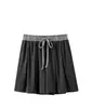 Nuevos Shorts de Pijama de Lyocell para Mujer, Verano Holgados Casuales para Casa Color Sólido Moño Cómodos Simples
