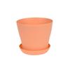 Abrir fabricantes de vasos de flores de plástico varanda grande rosa verde vaso especial de cor grossa resina lote