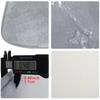 En Stock de Fábrica Temu Más Vendido Shein Dropshipping Transfronterizo Alfombra de Piso de Franela de Color Sólido con Base de PVC, Forma de Arco Forma de Abanico Antideslizante