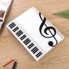 Clip para libro de partituras A4 datos Carpeta para partituras clip de pentagrama clip para música de piano clip para páginas partitura Libro de datos