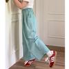 Pantalones Yamamoto para Niñas Pantalones Fluidos para Niños Nuevo Estilo 2026 Pantalones para Niñas, Pantalones Casuales Rectos Holgados para Niños Mayores