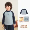 Camiseta de manga larga Kaka Panda para niños, camiseta interior de cuello semi-alto para niños, ropa de invierno para bebé, top para bebé de otoño e invierno para niñas