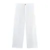 ZA Europa Transfronteiriça Comércio Exterior Roupas Femininas AliExpress Venda Quente Camisa com Bordado Vazado Conjunto de Camisa Casual Moda