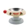 Comedero para gatos de acero inoxidable transfronterizo, esquema de colores dopamina antideslizante, comedero elevado, cuenco para gatos, cuenco para perros, cuenco para mascotas, accesorios para mascotas